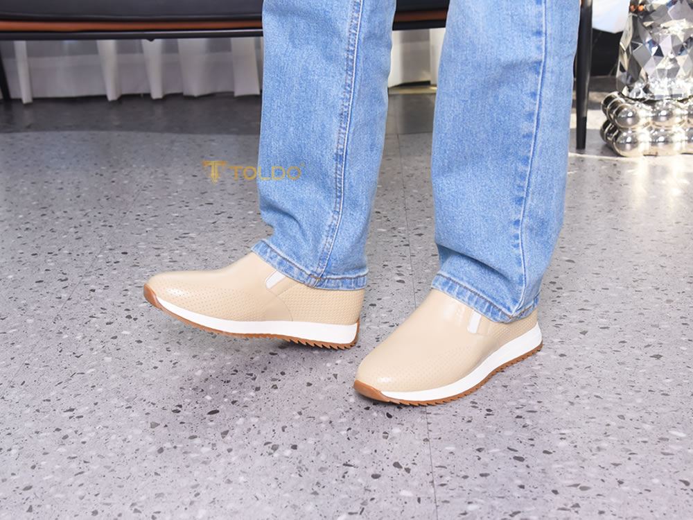 Giày cao 8cm màu be nhập khẩu 5